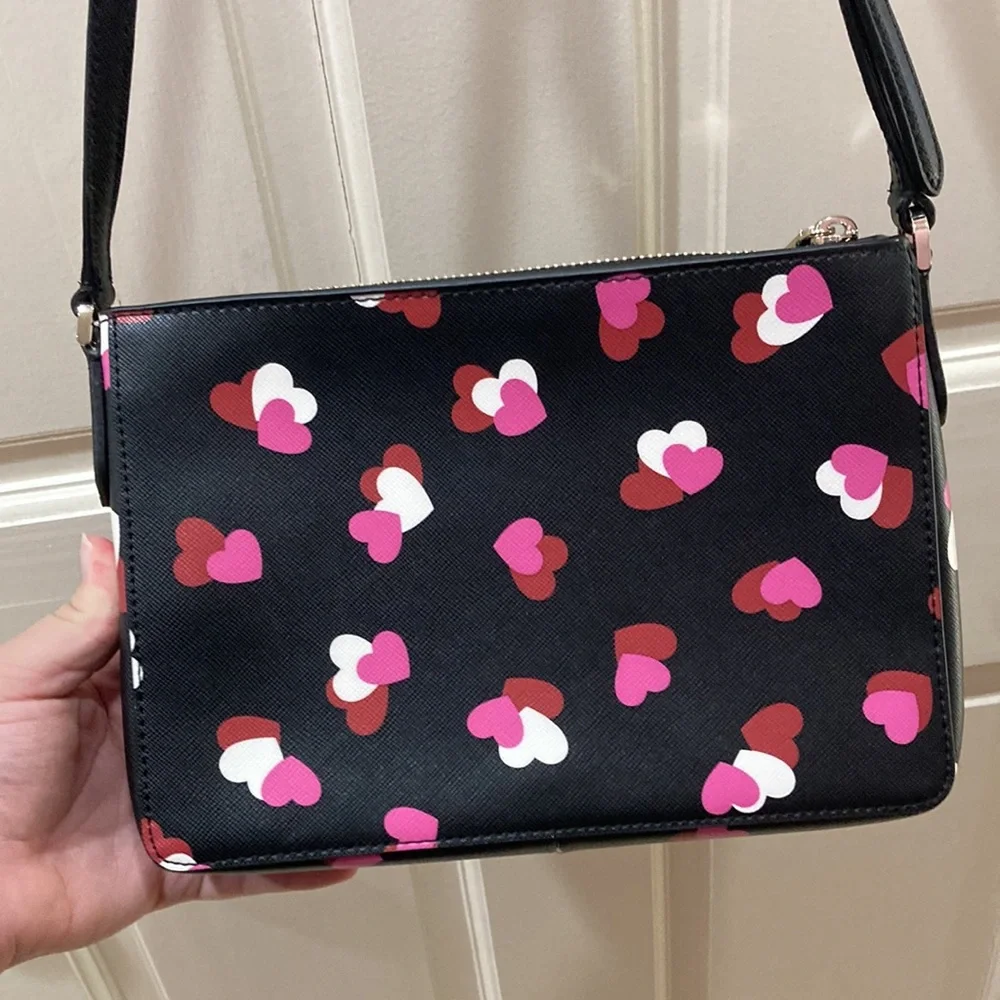 Kate Spade Flutter Hearts Crossbody Purse Bag - Picture 11 of 13